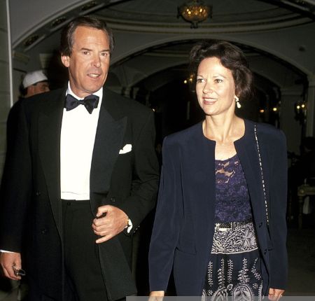 Peter and his third wife, Kati Marton